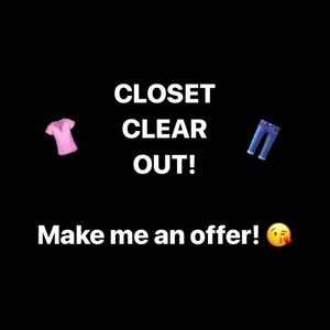 Closet Clear Out!